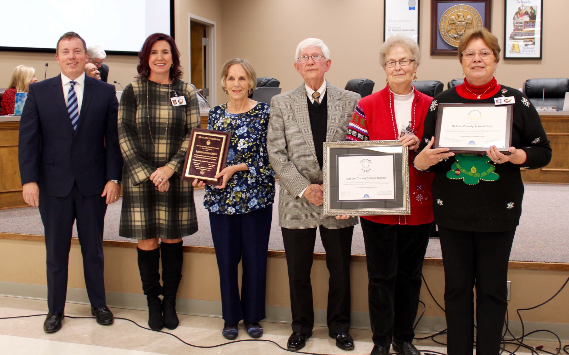 DCS board recognized by state association